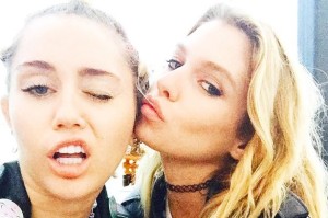Miley-and-friend (2)